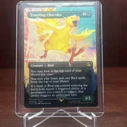 Traveling Chocobo (Borderless) #406 Magic the Gathering Card - Image 1