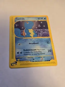 Squirtle Pokemon Expedition 2002 Regular non-holo Card NEAR MINT!! - Image 1