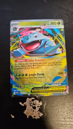 Mega Venusaur ex 3/132 Full-Art Pokemon card - Image 2