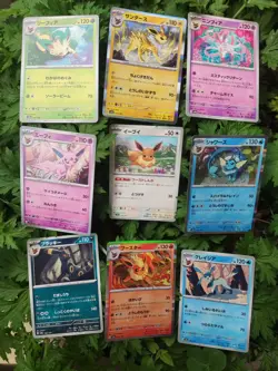 Pokemon Japanese Eevee ex 9 Card Terastal Festival ex Umbreon Sylveon Espeon NM - Image 1