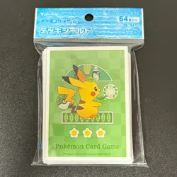 Pikachu Kiccya cyacyadesu 64 Sleeve Pokemon 2025 Exclusive Sealed White Japan - Image 1