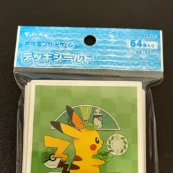 Pikachu Kiccya cyacyadesu 64 Sleeve Pokemon 2025 Exclusive Sealed White Japan - Image 3