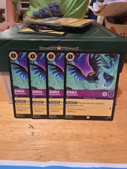 Diablo Obedient Raven 49/204 Playset 4 cards - Azurite Sea Lorcana - Image 1