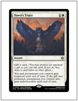 1x Dawn's Truce, Magic the Gathering MTG NM - Image 1