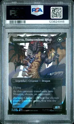 4946 Zenos yae Galvus Shinryu 2025 MTG Final Fantasy #0529 Surge Foil PSA 10 - Image 2