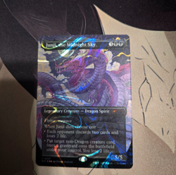 Mtg Magic Secret Lair Encyclopedia Junji, The Midnight Sky Halo Foil - Image 1