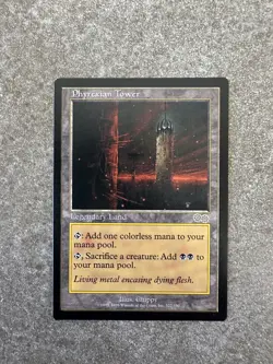 Magic The Gathering MTG Phyrexian Tower - Urza's Saga NM Unplayed - Image 1