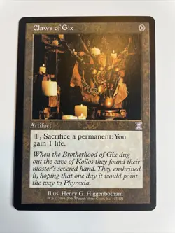 MTG Claws of Gix Timeshifted 107/121 Regular Special - Image 1