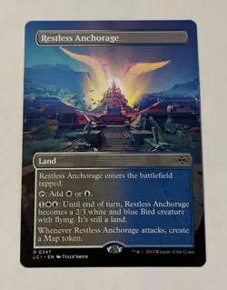 MTG Restless Anchorage The Lost Caverns of Ixalan BORDERLESS NM - Image 1