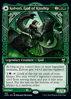 Kolvori, God of Kinship // The Ringhart Crest (Showcase) [Kaldheim] Magic MTG - Image 1