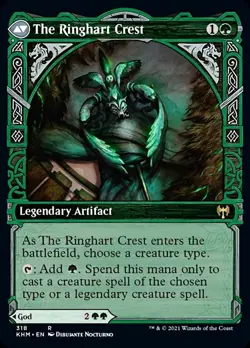 Kolvori, God of Kinship // The Ringhart Crest (Showcase) [Kaldheim] Magic MTG - Image 2