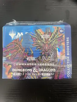 COLLECTOR Booster Box ~ COMMANDER LEGENDS BATTLE BALDURS GATE MtG SEALED - Image 1