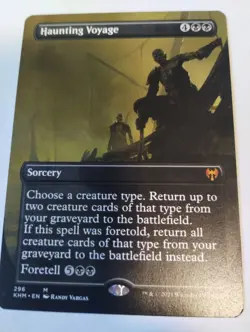 Haunting Voyage (Borderless) Kaldheim Regular FREE SHIPPING - Image 1