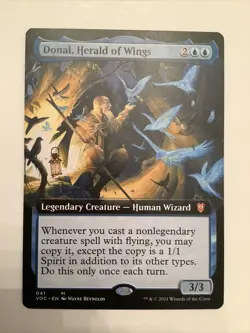 MTG VOW: Donal, Herald of Wings (Legendary Creature) Extended Art 041 - Image 1