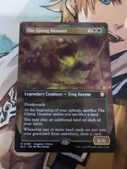 MTG - The Gitrog Monster - Borderless Non-foil - Bloomburrow Commander - Image 2