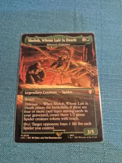 MTG LOTR Shelob Whose Lair is Death HILDEBRANDT ART #516 Lord of the Rings Magic - Image 1
