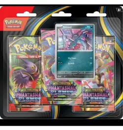 PRESALE X12 Pokemon TCG Phantasmal Flames 3-Pack Blister Sealed Case Of #12 - Image 2