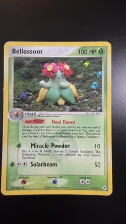 Pokemon TCG Bellossom EX Hidden Legends 16/101 Regular Rare - Image 1