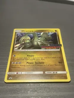 Drampa Pokemon TCG Sun And Moon Guardians Rising Prerelease Promo SM21 - Image 2