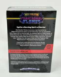 Pokemon Mega Evolution Phantasmal Flames TCG Booster Bundle New Factory Sealed! - Image 2