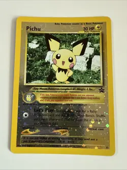 Pokemon Pichu 35 Reverse Holo Black Star Promo Rare - Image 1
