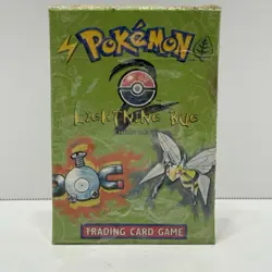 Pokemon WOTC Base Set 2 Lightning Bug Theme Deck w/ Factory Seal but DAMAGED - Image 1