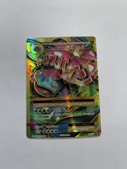 M Venusaur EX Error Miscut 100/108 Ultra Rare Full Art XY Evolutions Pokemon - Image 1