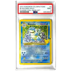 2021 Pokemon Celebrations Classic Blastoise Holo #2/102 PSA 9 Mint - Image 1