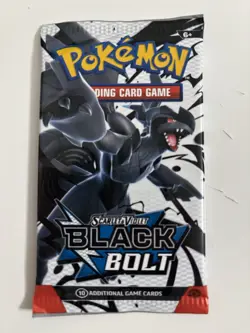 22.8g HEAVY Pokemon Scarlet & Violet Black Bolt Booster Pack New Sealed - Image 2