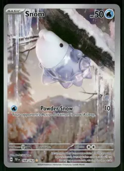 Snom - 168/162 Illustration Rare Holo NM Pokemon SV05: Temporal Forces - Image 1