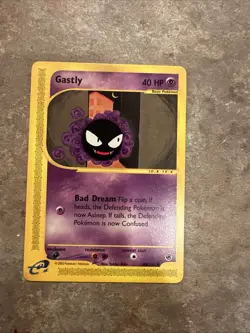 Pokemon TCG Gastly Expedition Base Set 109/165, Regular Common, LP Condition - Image 1