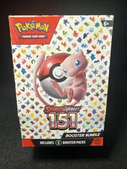 Pokemon Scarlet Violet 151 Booster Bundle 6-Pack, Factory-Sealed - Image 1