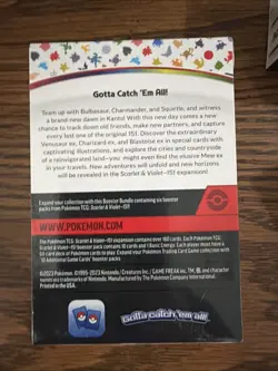 Pokemon TCG Scarlet And Violet 151 Booster Bundle Bundle 4x = 24 Total Boosters - Image 4