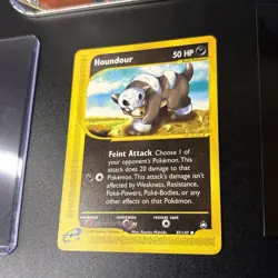 Houndour - 087/147 Pokemon Aquapolis - Regular E Reader LP+ - Image 5