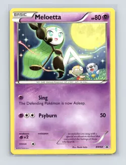 Pokemon TCG Meloetta - BW68 Black and White Promos Normal MP - Image 1