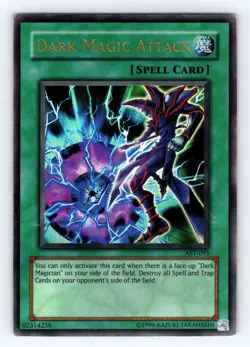 Yugioh Dark Magic Attack AST-095 Unlimited Ultra Rare Holo - DMG-HP ?? - Image 1