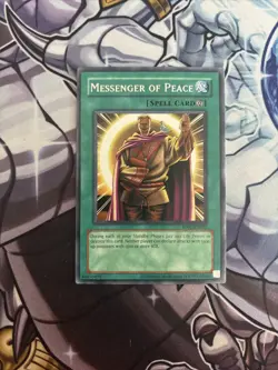 YUGIOH TCG MESSENGER OF PEACE RP01-EN082 RARE UNLIMITED EDITION 2020 PRINT (ADL) - Image 1