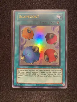Yu-Gi-Oh! TCG Scapegoat Retro Pack RP01-EN090 Unlimited Ultra Rare - Image 1