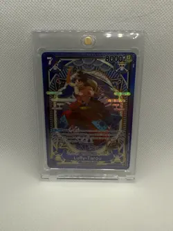 Luffy-Tarou ST18-005 SR SP A Fist of Divine Speed ONE PIECE Card Japanese NM - Image 1