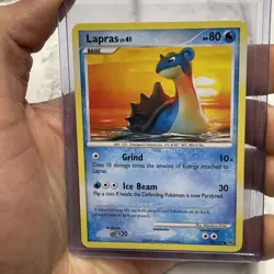 Pokemon Lapras 79/127 Platinum Non-Holo NM Near Mint Nintendo Common Card 2009 - Image 1