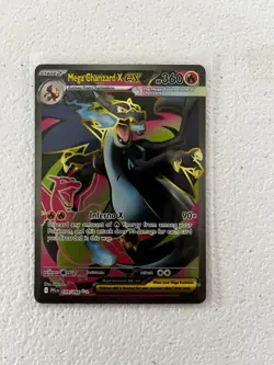ENGLISH Mega Charizard X EX FULL ART 109/094 Phantasmal Flames Pokemon Card - Image 1