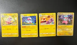 Flaffy Pokemon Card Lot #55 #58 #46 #43 Vintage & Modern Collection - Image 1