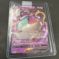 Polteageist V SWSH021 Black Star Promo Ultra Rare Pokemon TCG Card NM - Image 1