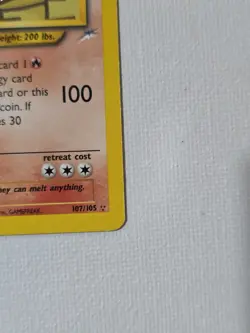 Pokemon TCG Shining Charizard Neo Destiny Holo Card 107/105 - Image 5