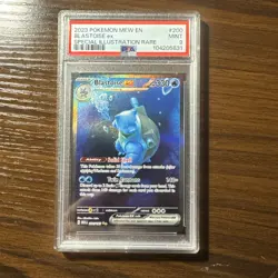 Pokemon TCG Blastoise EX 200/165 Scarlet Violet 151 SAR Holo Card - Image 1