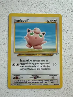 Pokemon TCG Neo Destiny Jigglypuff Card 44/105 Uncommon NM-MINT ?? - Image 1