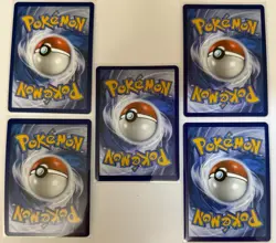 Pokemon TCG Full Art IR Trainer Card LOT Of 5 Cards NM Eevee Wugtrio Palafin - Image 2