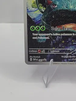 Pokemon Venusaur Starry Night Van Gogh Beautiful Moon ACG Star Trading Card NM - Image 2