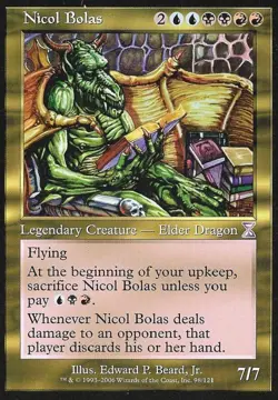 Nicol Bolas - Light Play MTG Time Spiral Time Shifted - Image 1