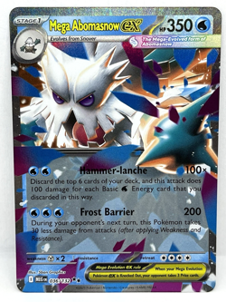 Mega Abomasnow ex - 036/132 Pokemon TCG Mega Evolution Double Rare Pokemon Card - Image 1
